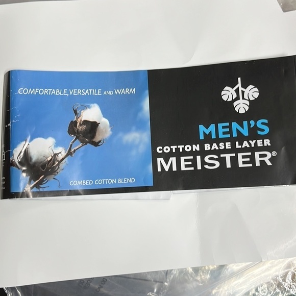 Meister men’s cotton base layer shirt - Picture 4 of 6
